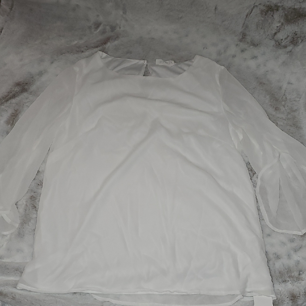 Chic White Women's Blouse